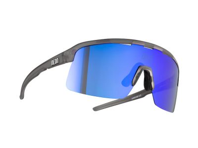 Neon ARROW 2.0 glasses, CRYSTAL ANTHRACITE MAT/MIRROR BLUE CAT 3