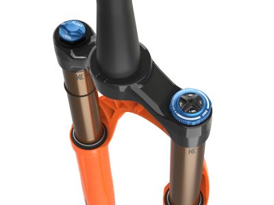 Widelec FOX 34 Factory Grip 2 29&quot; 140 mm Pomarańczowy Kabolt