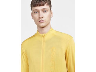 Koszulka rowerowa CRAFT CORE SubZ LS, żółta 
