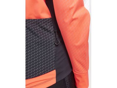 Jachetă de damă CRAFT ADV BIKE SubZ, portocaliu/alb