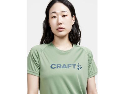 Craft CORE Essence Logo dámské tričko, světle zelená