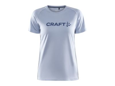 Koszulka damska CRAFT CORE Essence Logo, jasnoniebieska