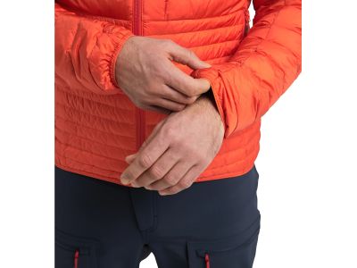 Jachetă Haglöfs Micro Nordic Down Hood, portocalie