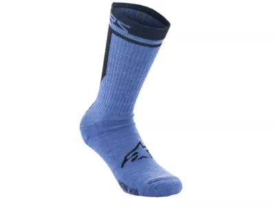 Alpinestars Merino 24 zokni, kék/fekete