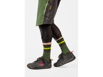 Endura Merino Stripe socks, dark gray green