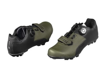FORCE Virtuoso gravel cycling shoes, black/army