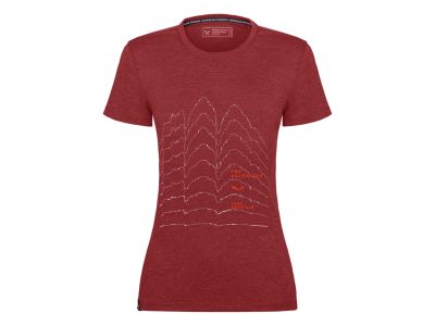 Salewa Pure Skyline Dry women&amp;#39;s t-shirt, syrah melange