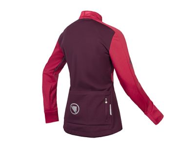 Endura Windchill II women's jacket, red/burgundy