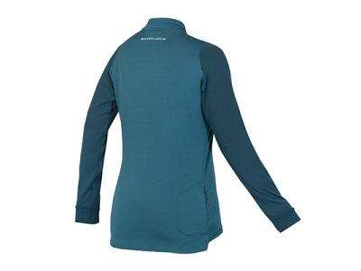 Endura SingleTrack Fleece dámský dres, modrozelená