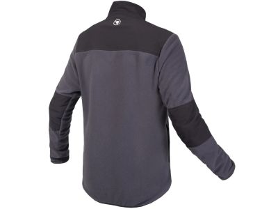 Endura Hummvee Fleece-Sweatshirt mit durchgehendem Reißverschluss, schwarz