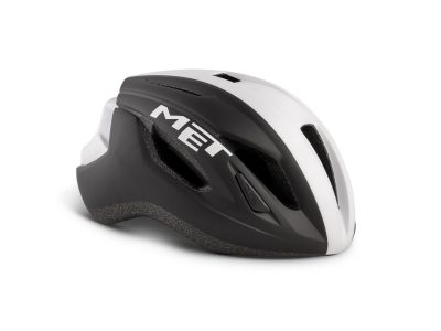 MET Strale Helm, schwarz/weiß
