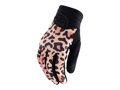 Troy Lee Designs Luxe Leopard dámske rukavice, bronze
