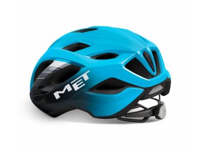 MET Idolo helmet, cyan blue/black