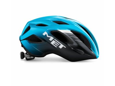 MET Idolo helmet, cyan blue/black