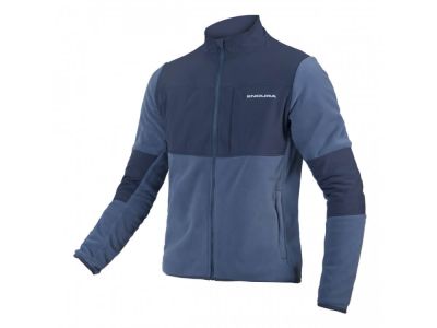 Endura Hummvee Fleece-Sweatshirt mit durchgehendem Reißverschluss, blau