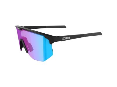 Okulary Bliz Hero Small, matowe czarne fioletowe/niebieskie wielokolorowe nordyckie
