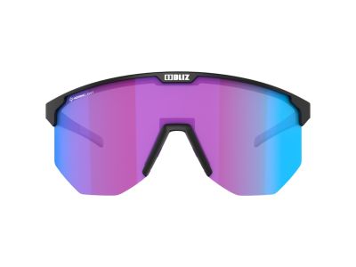 Okulary Bliz Hero Small, matowe czarne fioletowe/niebieskie wielokolorowe nordyckie