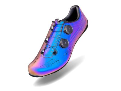 Pantofi Supacaz Kazze Carbon, oil slick reflectiv