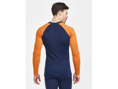 Craft CORE Warm Baselayer set, tmavě modrá/oranžová