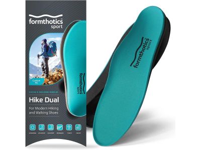 Formthotics HIKE Dual insoles for shoes, turquoise/black