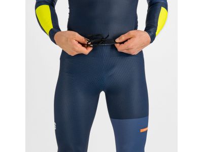 Sportful APEX Tights, dunkelblau/gelb