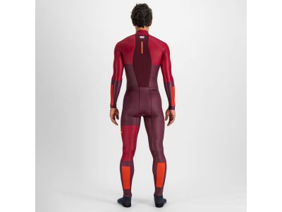 Sportos APEX jumpsuit, bordó/sötét rózsaszín