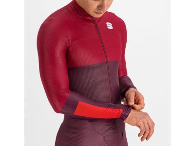 Sportos APEX jumpsuit, bordó/sötét rózsaszín