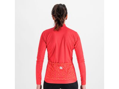 Sportful Checkmate Thermal women&#39;s jersey, red/raspberry