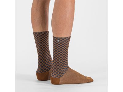 Sportful CHECKMATE WINTER ponožky, kožená/antracitová