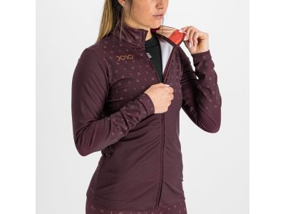 Sportful DORO women&#39;s sweatshirt, burgundy