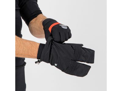 Sportowe rękawiczki Lobster w kolorze czarnym