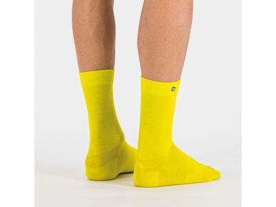 Sportful MATCHY WOOL socks, yellow