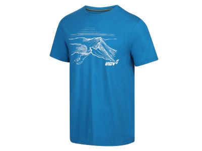 inov-8 GRAPHIC TEE &amp;quot;HELVELLYN&amp;quot; shirt, blue