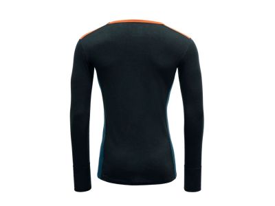 Devold Lauparen Merino 190 tričko, čierna/oranžová