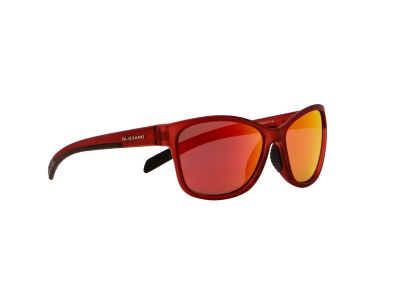 Blizzard POLSF702140 Brille, Gummitrans. Dunkelrot