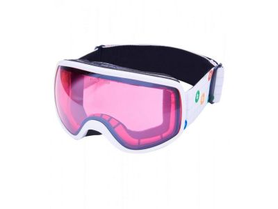 Blizzard 963 DAO okuliare, white shiny/rosa1/silver mirror