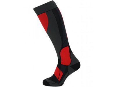 Blizzard Compress 120 ski socks, black/grey/red
