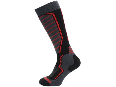 Blizzard Profi ski socks, black/anthracite/red