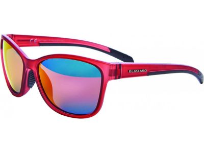 Blizzard POLSF702110 Brille, Gummi rot