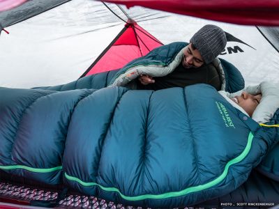 Therm-a-Rest HYPERION -6°C sac de dormit cu puf, Deep Pacific