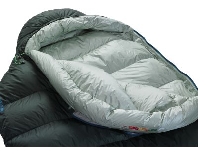 Therm-a-Rest HYPERION 32F/0C Long Black Forest sleeping bag, green
