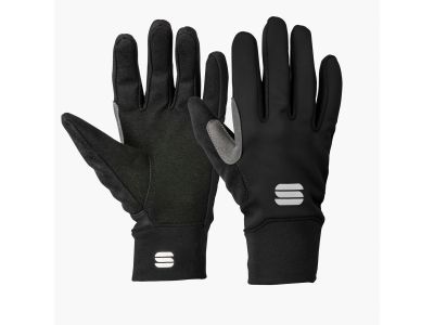 Sportful softshelové dětské rukavice, černá