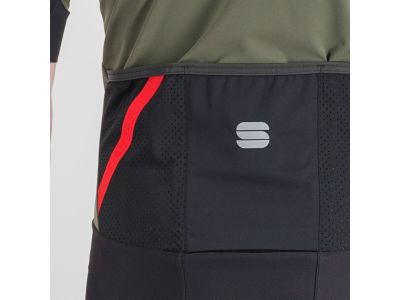Sportos Fiandre Pro rövid ujjú dzseki, khaki