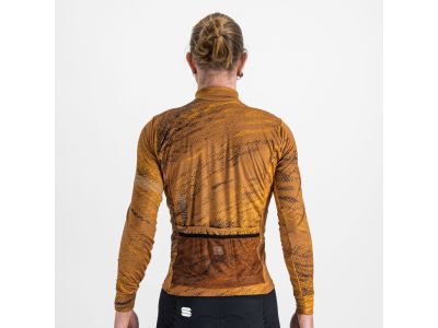 Sportful Cliff Supergiara Thermal jersey, brown/leather/black