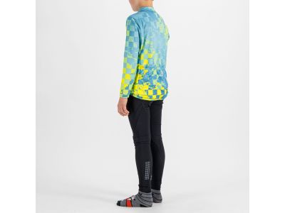 Sportful Kid Thermal dětský dres, žlutý/modrý