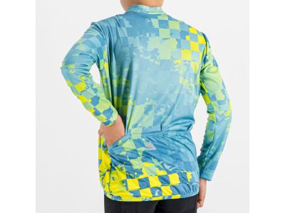 Sportful Kid Thermal dětský dres, žlutý/modrý