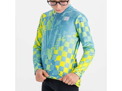 Sportful Kid Thermal dětský dres, žlutý/modrý