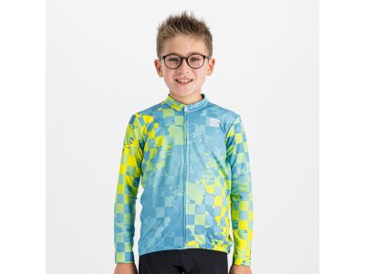 Sportful KID THERMAL dětský dres, žlutá/modrá
