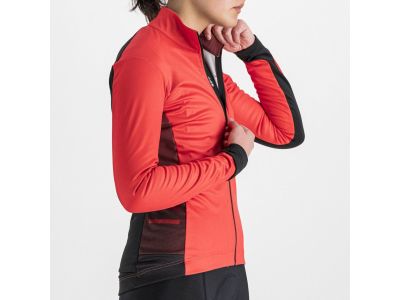 Sportos Neo Softshell női kabát, vörös grapefruit