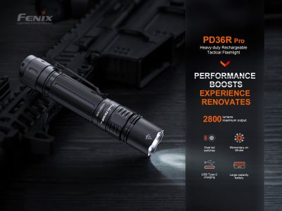 Fenix ​​​​PD36R PRO taktikai újratölthető zseblámpa